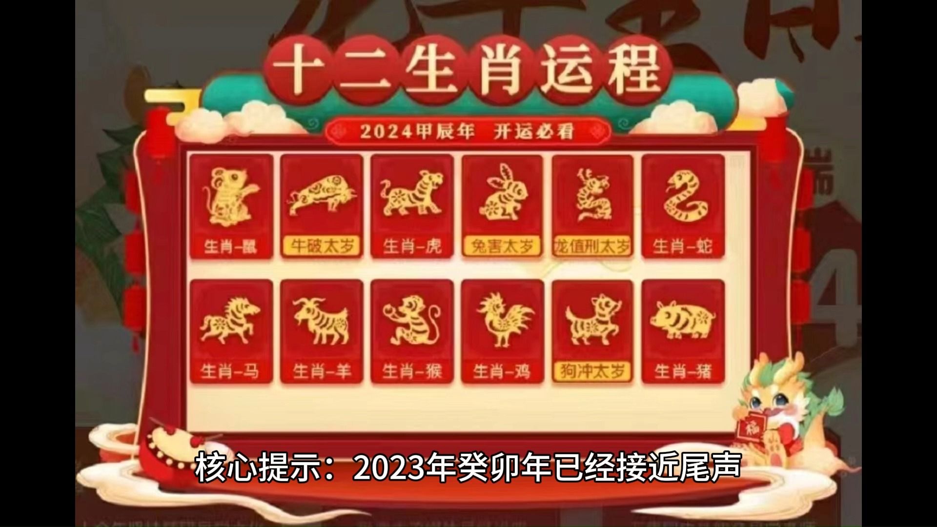 2024年十二生肖财运测算，2024年十二生肖财运运势分析