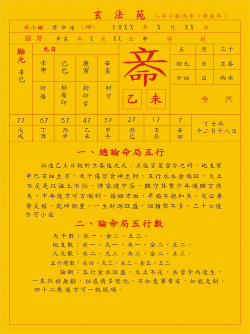 八字偏财运测试_八字算命偏财运_八字测算偏财运