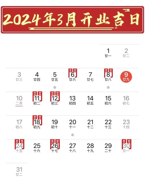 2024属虎开业吉日查询 2024整年属虎开业最佳吉日