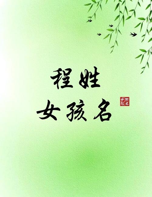 姓程有气质的女孩名字