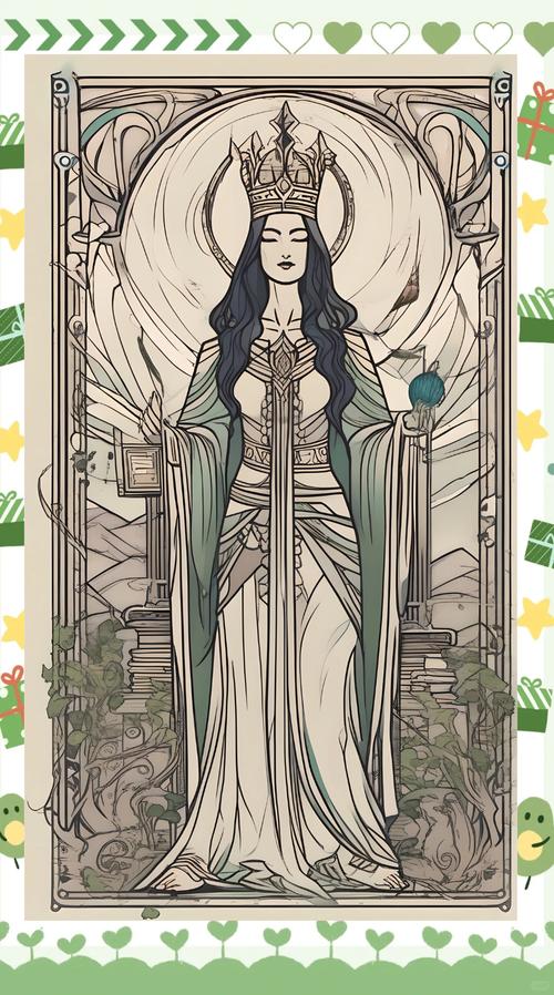 塔罗牌女祭司_塔罗牌占卜女祭司_女祭司塔罗牌