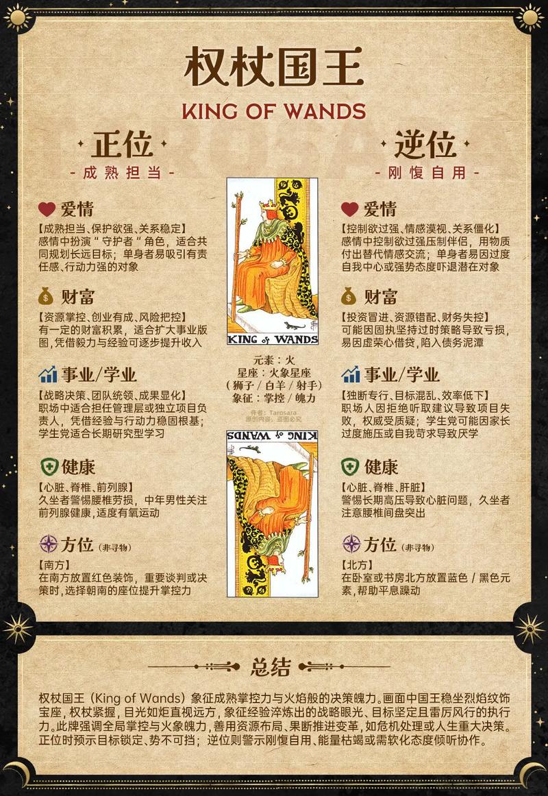 详细解释:塔罗牌解释