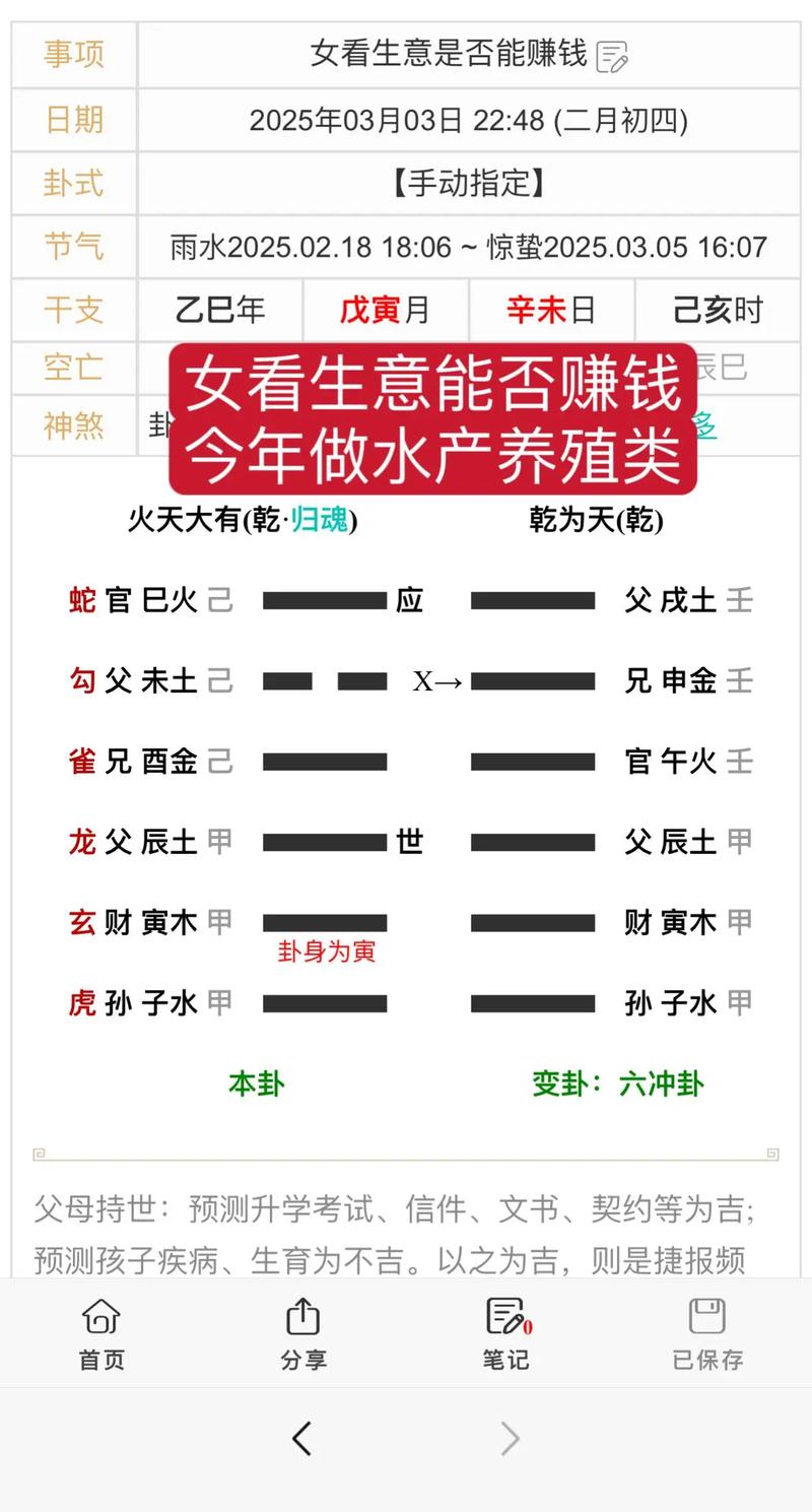 方法和技巧:六爻算命财运技巧
