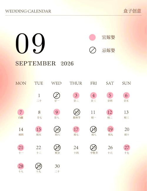 经典回顾:2026年婚嫁吉日一览表，好日子不等人！(建议收藏)