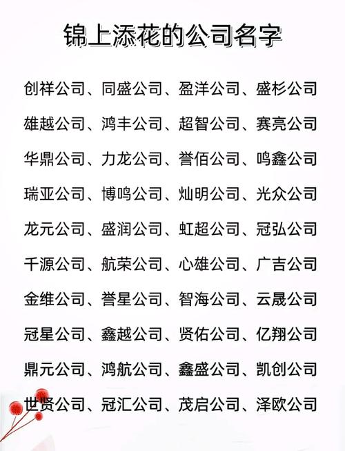 事实:四个字响亮公司的名字 企业名称解析和取名方法