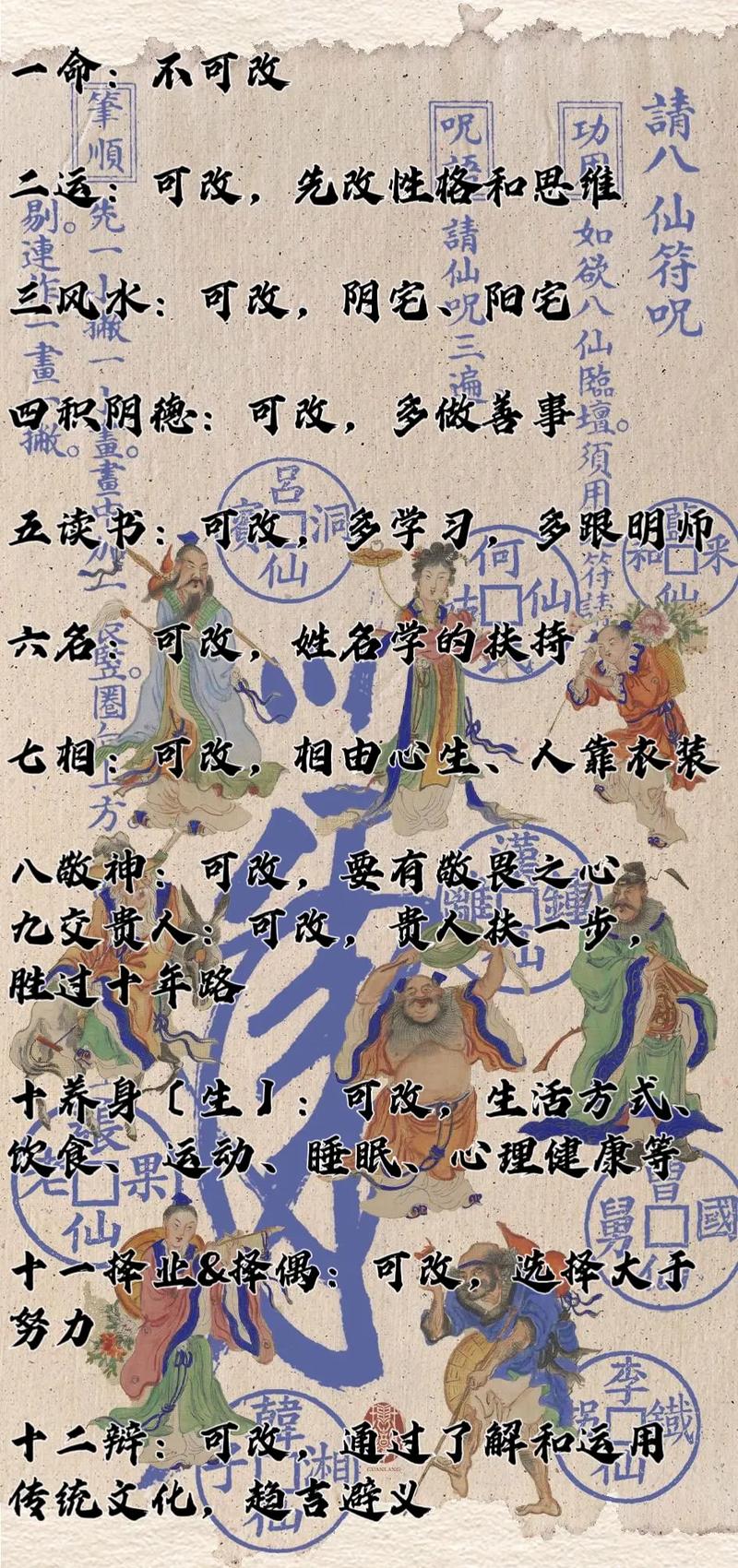 一命二运三风水四积阴德五读书六名七相八敬神九交贵人十养生_什么是八字大命硬