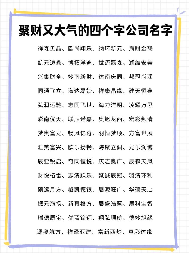 免费产品起名大全_最吉利旺财的公司名字_公司起名大全免费