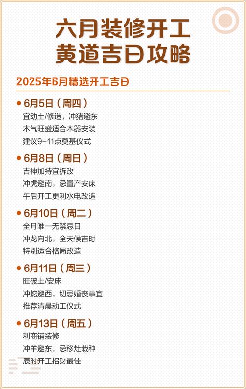 2022年6月装修黄道吉日_2026年装修开工吉日_农历五月初四装修吉日