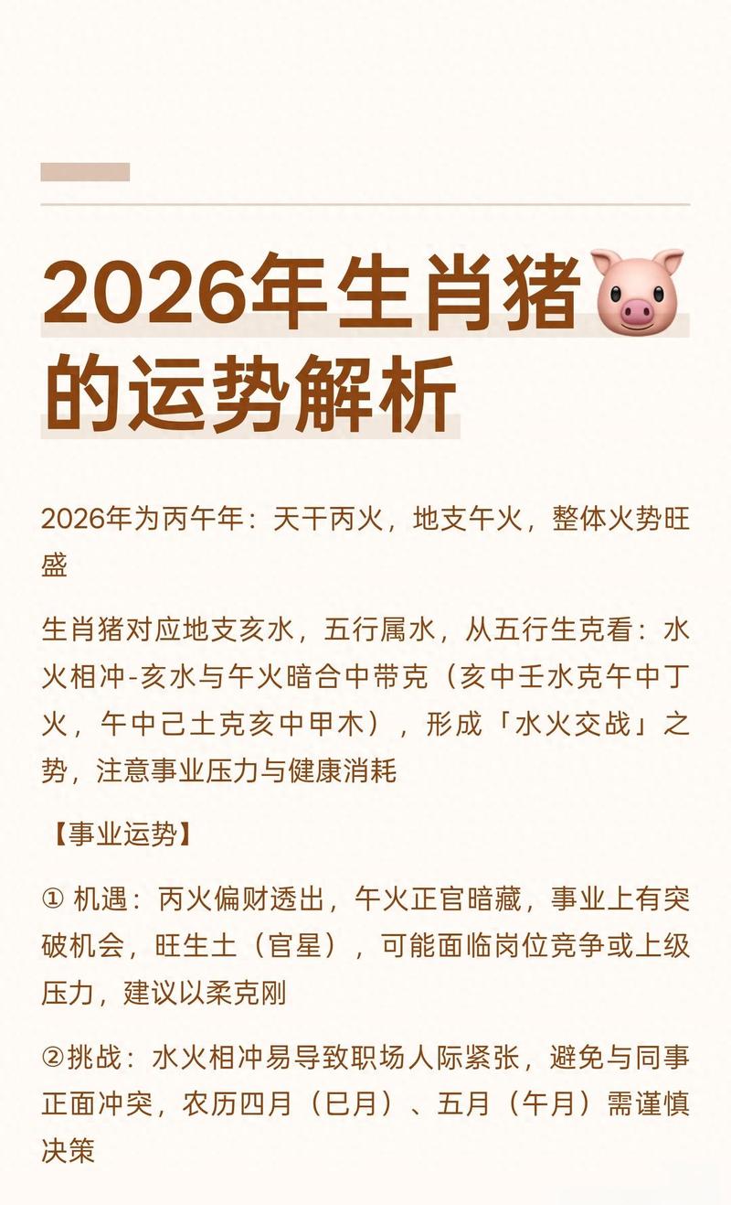 癸亥猪女丙午流年分析_2026财运测算。_1983年属猪女2026年运势