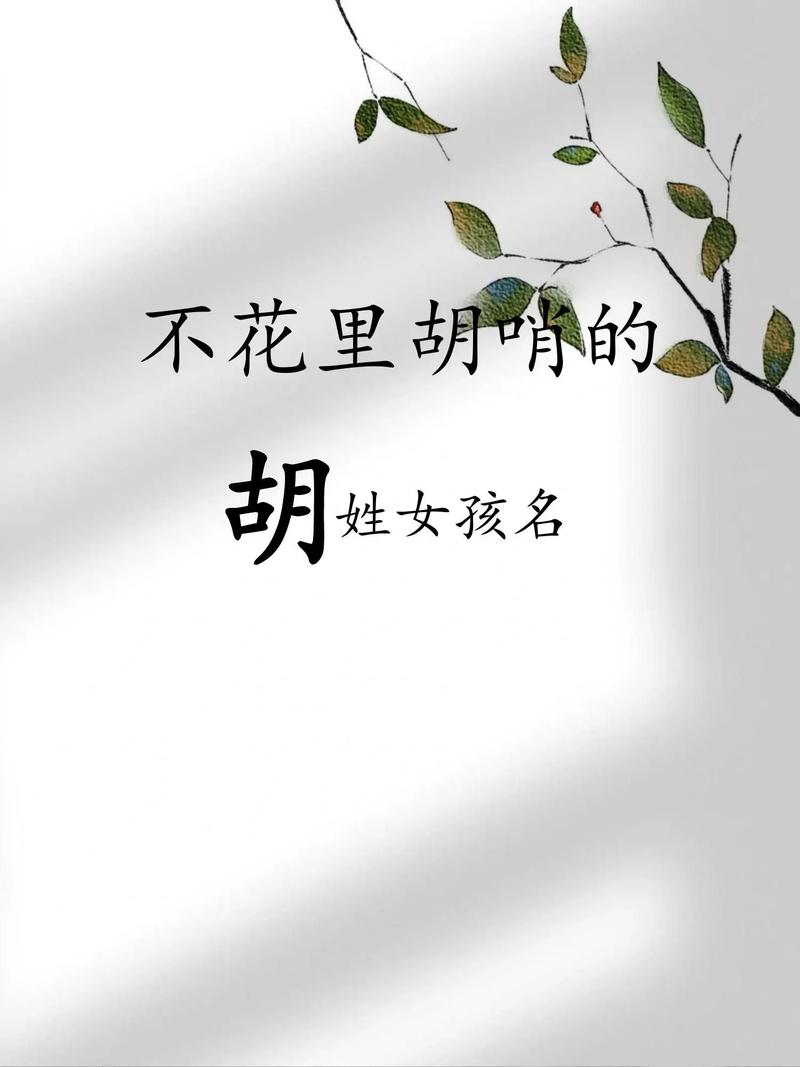 起名寓意好记好听女孩名字_胡氏女孩取名推荐_胡姓女孩起名