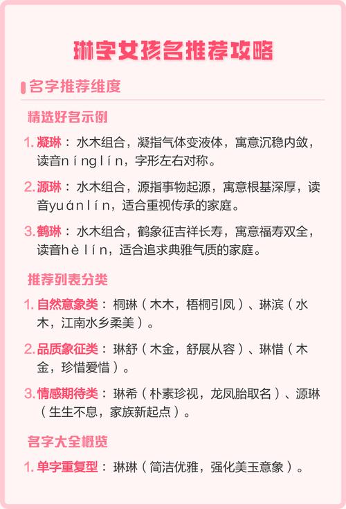 女孩用琳字取名_唯美琳字女孩名字_女孩起名 郑琳