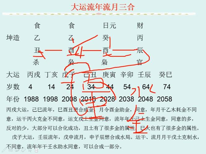 八字精解大运流年吉凶_八字大运流年详批实例_八字大运流年