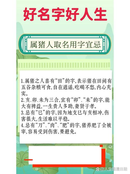 猪年取名宜用字根_猪年取名吉祥字_属猪女起名宜忌