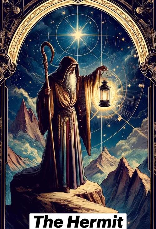 塔罗牌隐者牌正位逆位解读_塔罗牌隐士_隐者牌象征意义与智慧追求