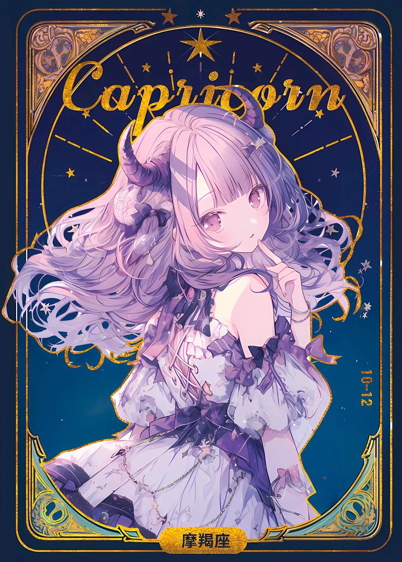 射手座小姐姐_塔罗牌十二星座拟人图_十二星座拟人化