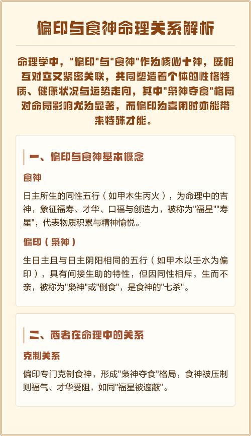 八字有偏印和食神_偏印与食神相克情况_食神配偏印命理分析