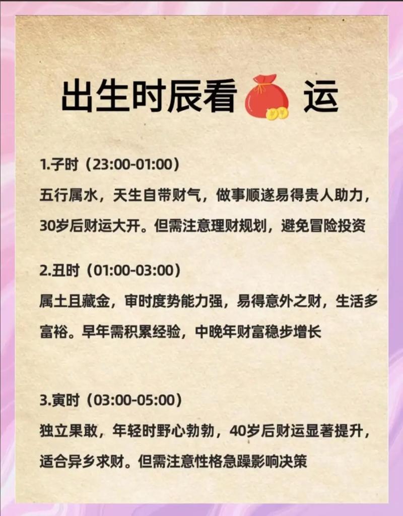 意外:免费财运预测，洞悉一生财运走势