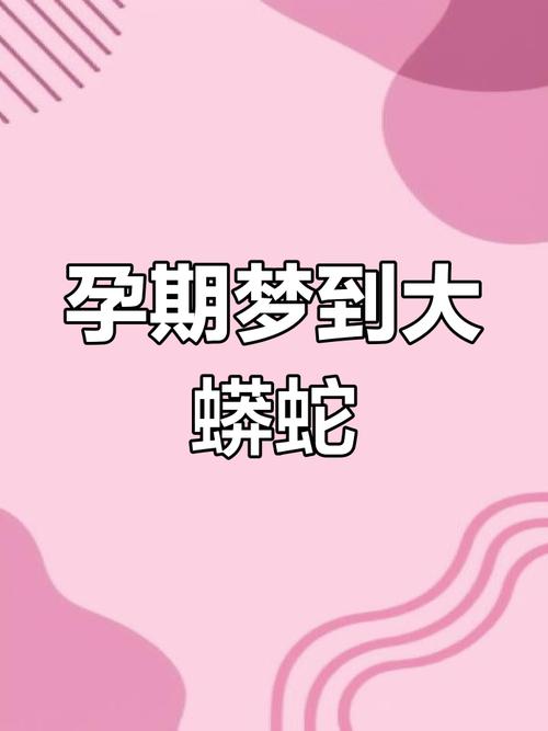 很神奇:梦见孕妇两条颜色不同的蛇