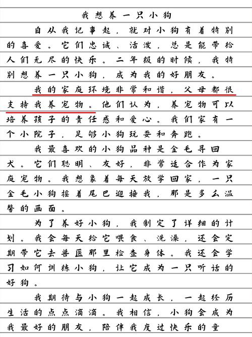 读书笔记:养宠物作文