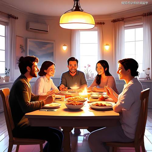 悲痛:梦见已故的父亲一起吃饭