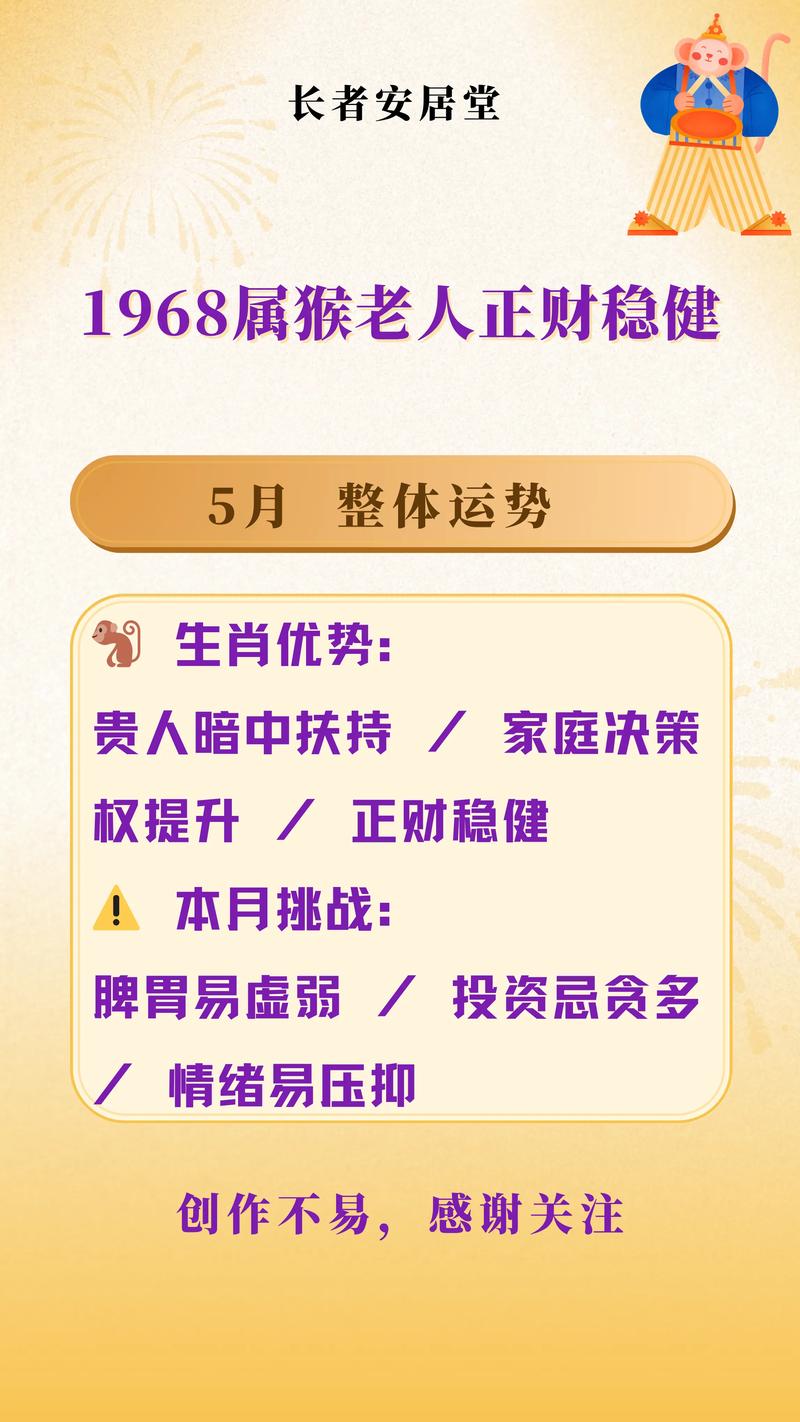 值得收藏:1968年属什么生肖属相 财运怎么样