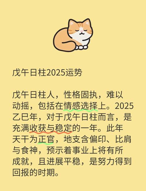 过往经验:2025年戊子日运势 八字日柱看未来运势如何