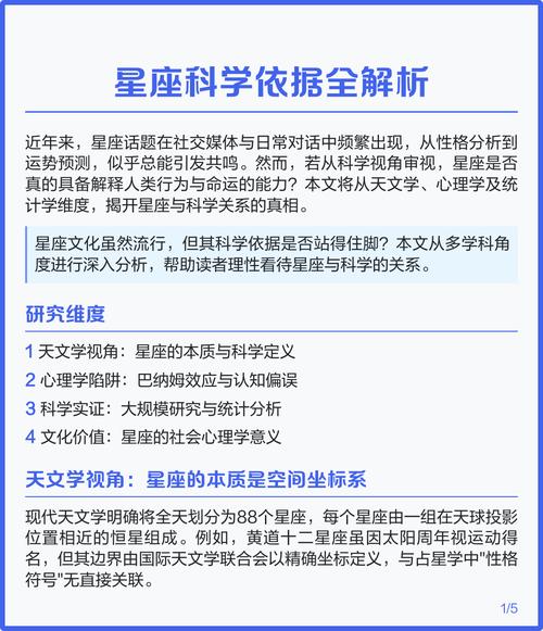 解读:星座的划分有无科学依据