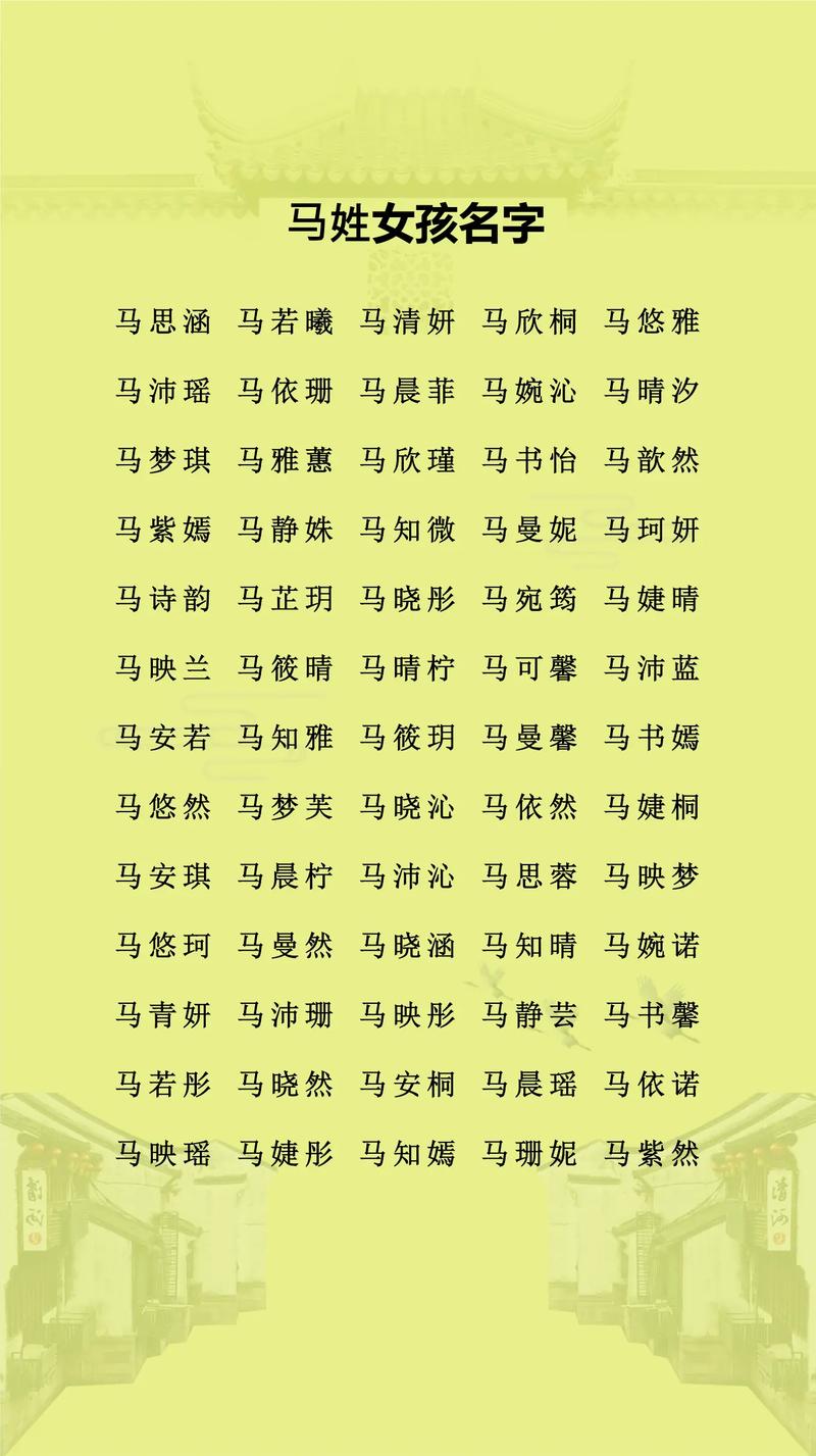 不得了:姓马男孩名字大全2024洋气