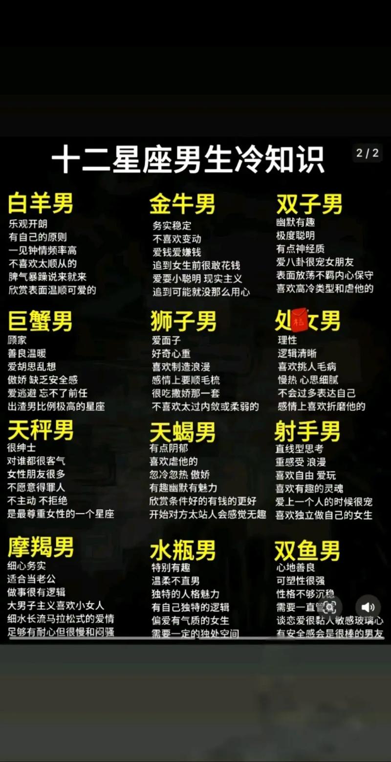 星座优点缺点_星座性格特点分析_史上最准的星座分析