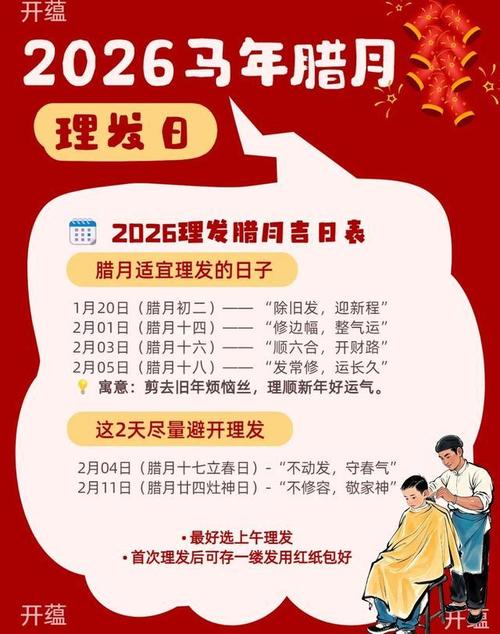 雨水节气理发吉日_2026年黄道吉日理发_2026年日历结婚吉日