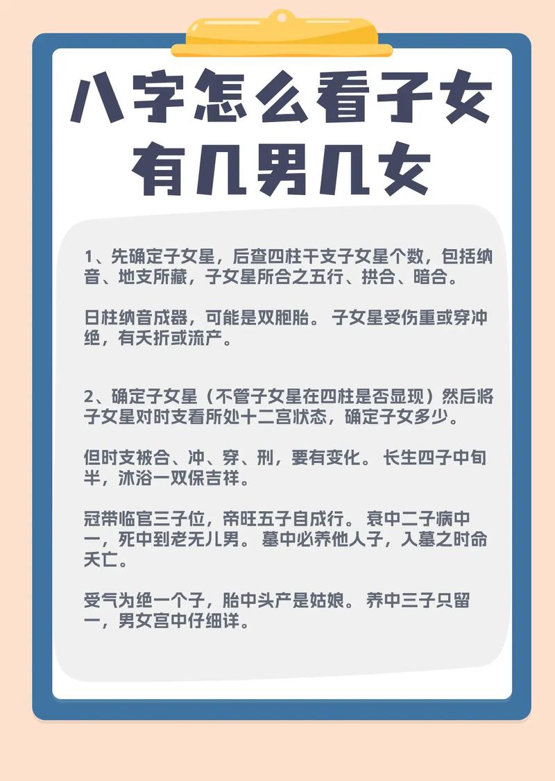 八字子女分析_生儿生女八字命理_排八字算命生儿子