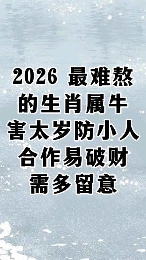 2026年属牛害太岁运势分析_苏民峰2026年生肖运程_属牛贵人运提升方法