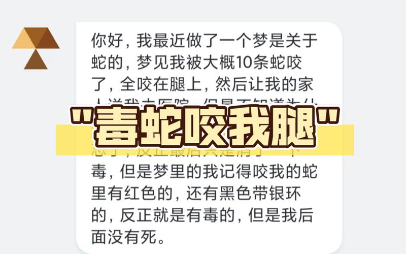 梦见蛇咬我预示着什么_不同时间段梦见蛇咬我的征兆_梦见有人把蛇咬死了