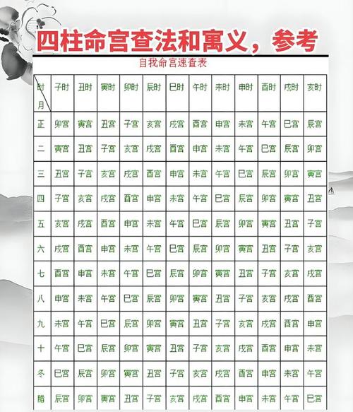 八字命宫地支推算_八字命宫天干推算_秘门八字命理绝学
