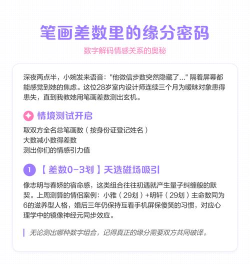 生命数字笔画矩阵关系测试_生日密码缘分测试_笔画差数测情感引力