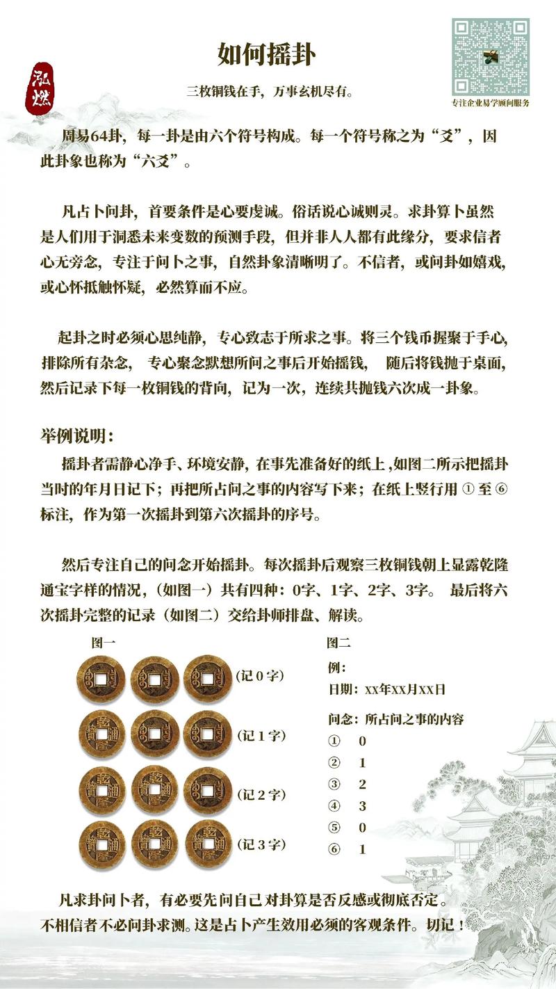 六个铜钱在线占卜_周易蓍草占卦_筮占方法