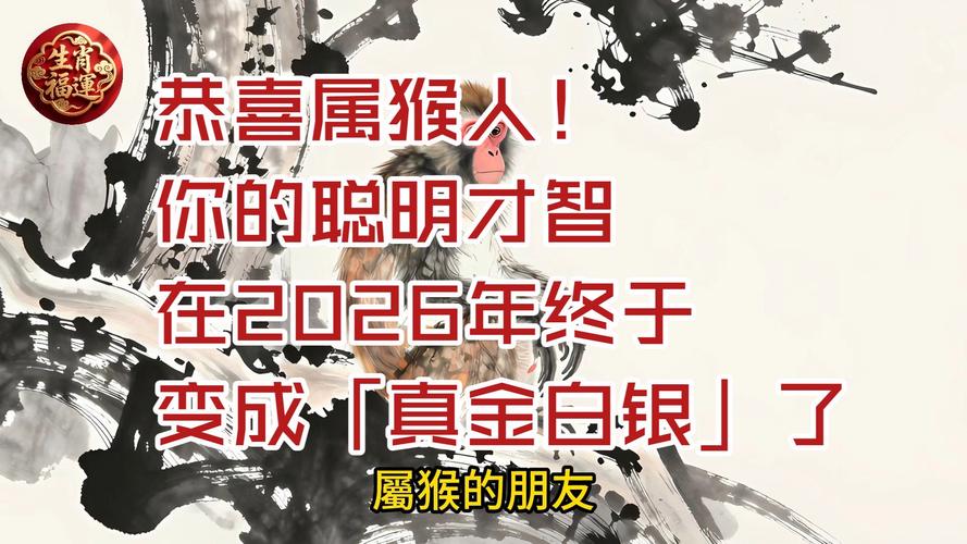 2026属猴的生肖运程_2026年属猴运势分析_属猴2026年财运指南