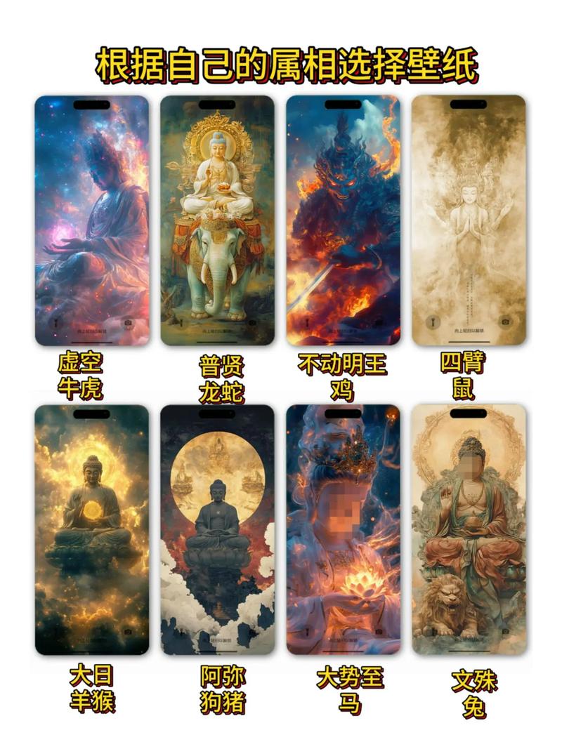 本命佛光加持壁纸_十二生肖守护神壁纸_生肖守护神图片
