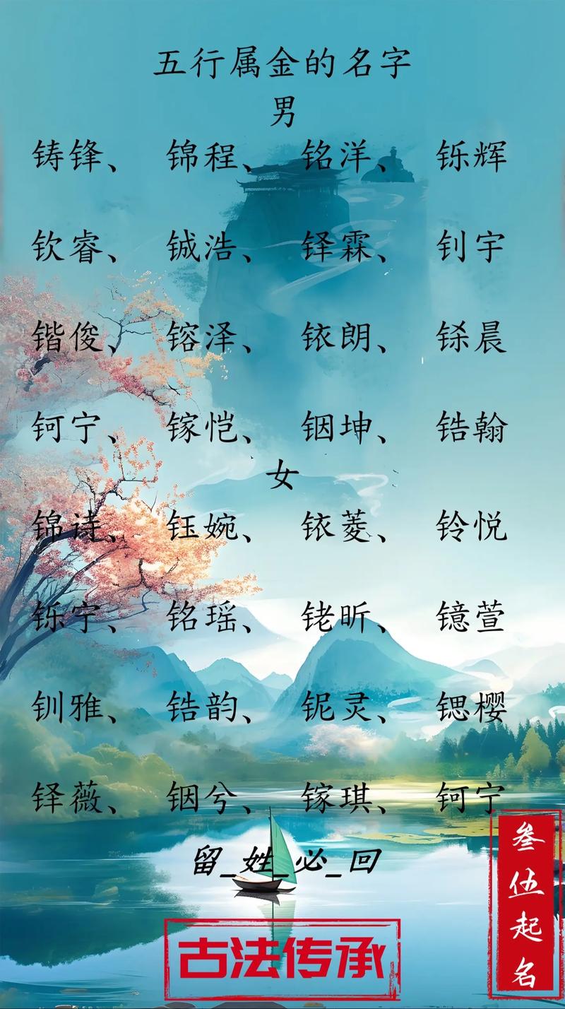 五行属金汉字取名_带金字旁的名字大全_八字木和金的关系