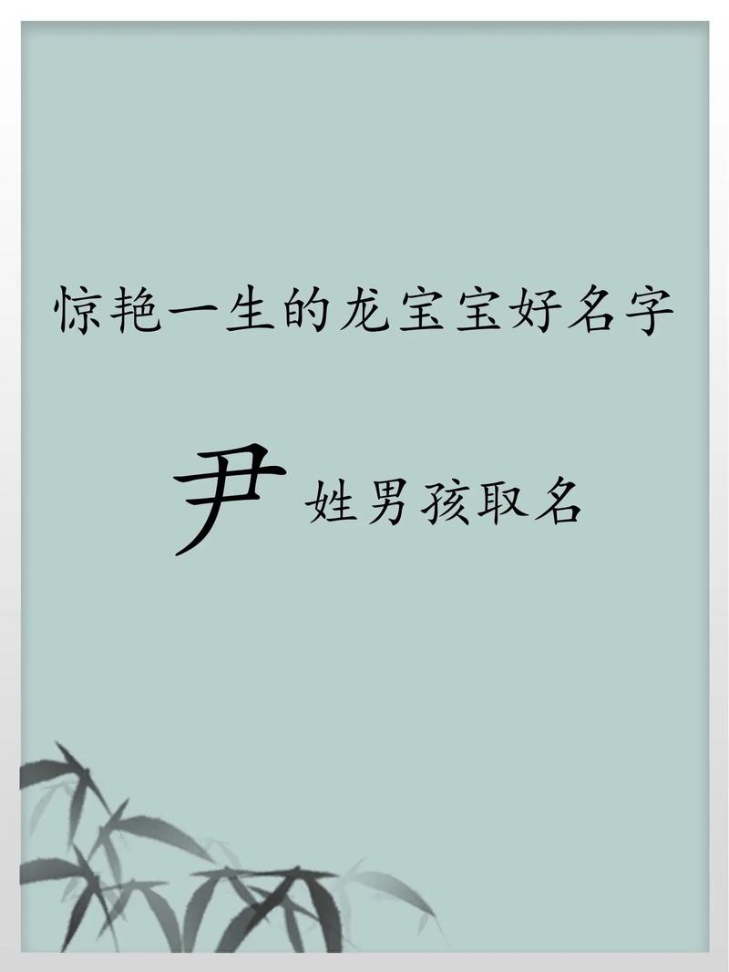 尹姓男孩文化内涵名字_尹姓男孩猴年起名_尹姓男孩霸气名字