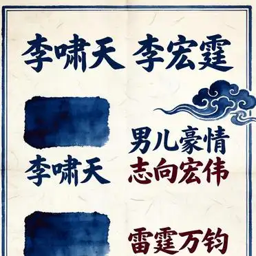 李姓男孩起名2026_李姓男孩霸气名字推荐_李姓男孩霸气名字内涵